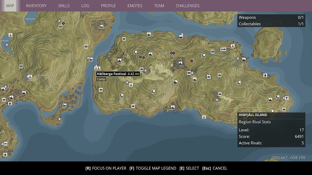 generation zero locate the houses on map