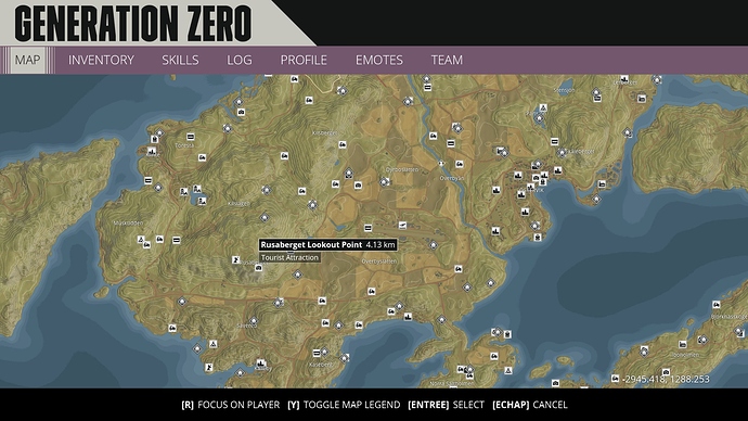 generation zero bjorknas map locations