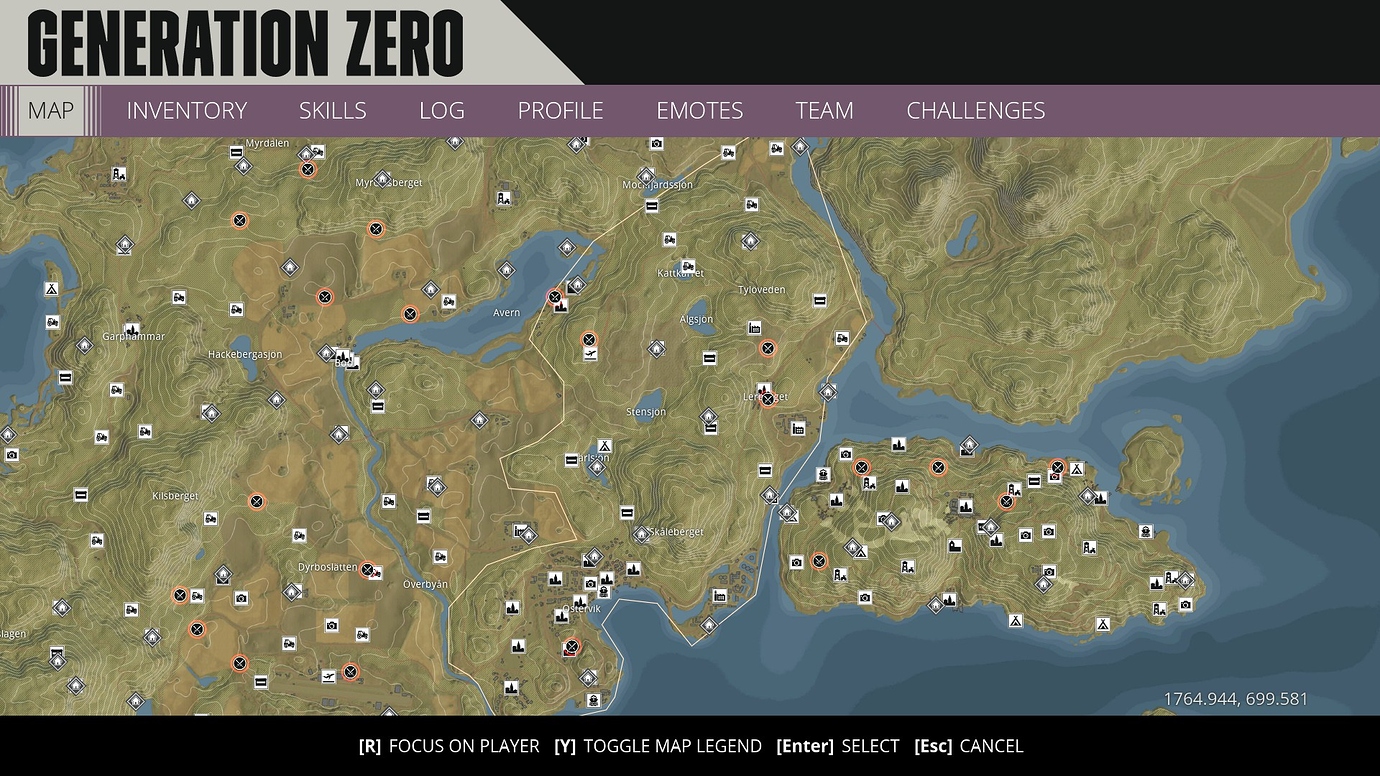 generation zero map size