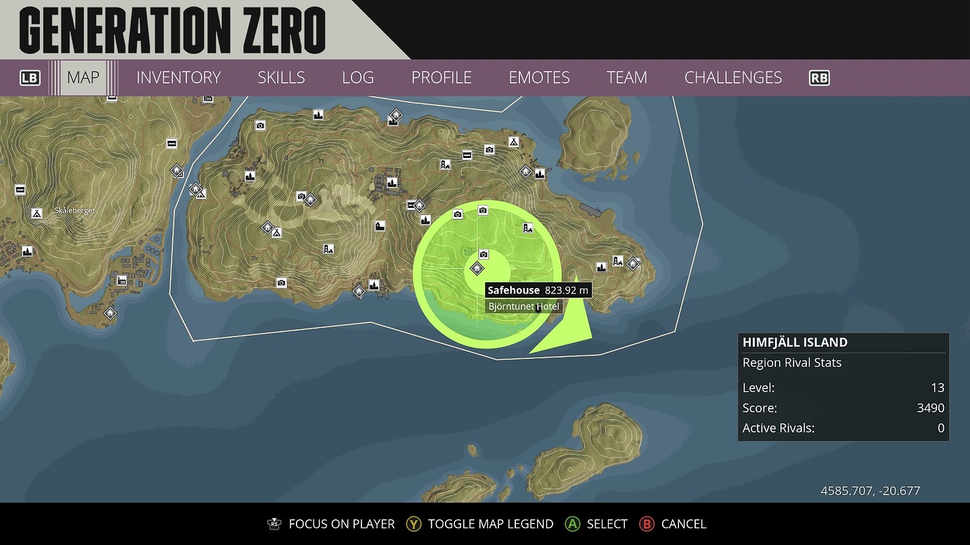 locations generation zero map