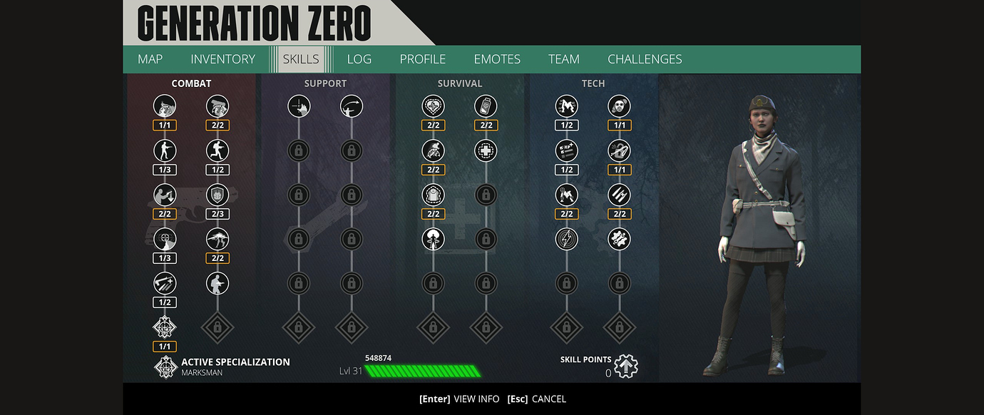 What is your skill build? General Discussion Generation Zero Forum