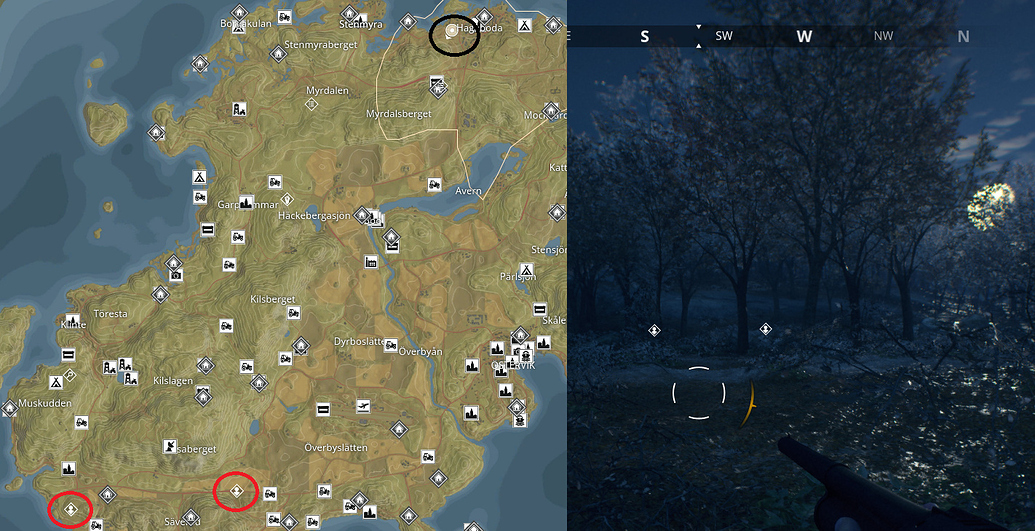 Generation zero map with all locations lomiknow