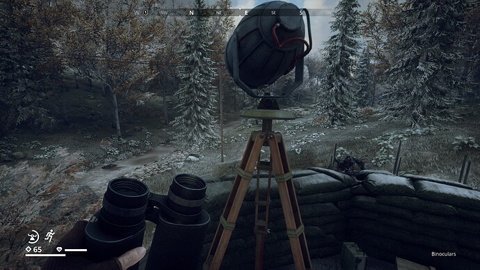 Ramsboda sniper nest overlooking the road