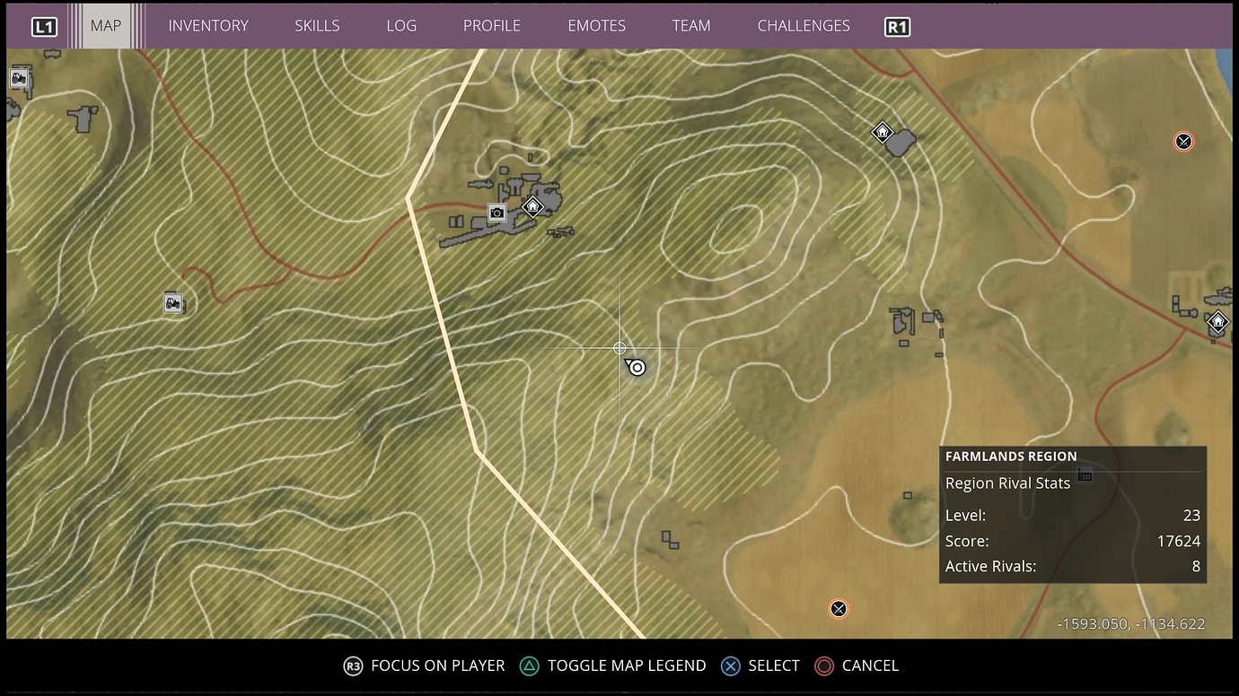 generation zero locate the houses on map