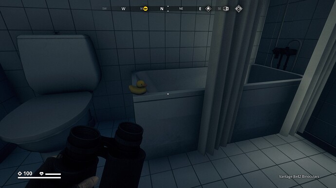 1. Duck on a bathtub
