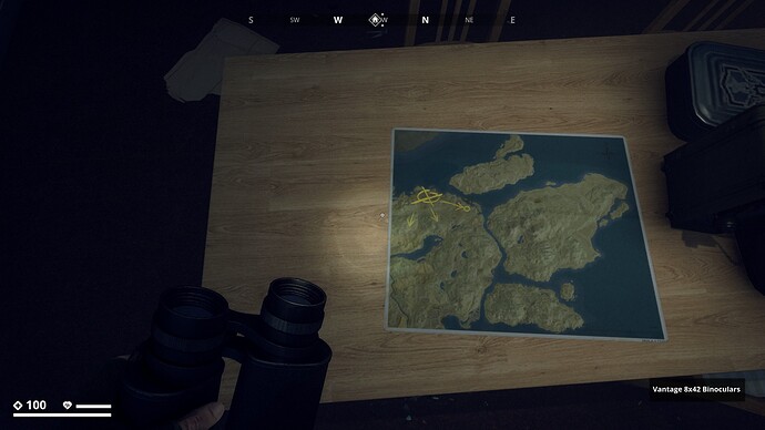 43. Map found at soviet Command Quarters in house