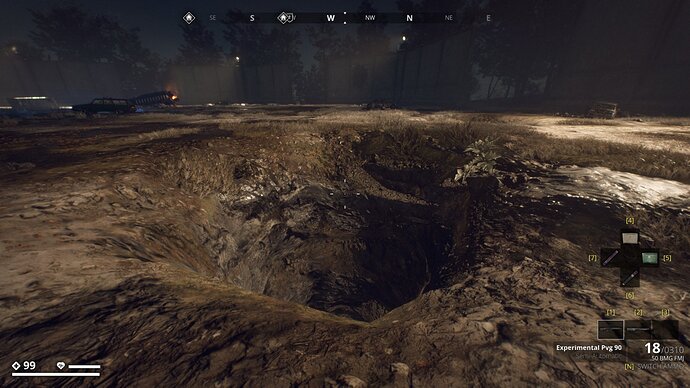 Holes in FOA2 Arena (pic by Palle)