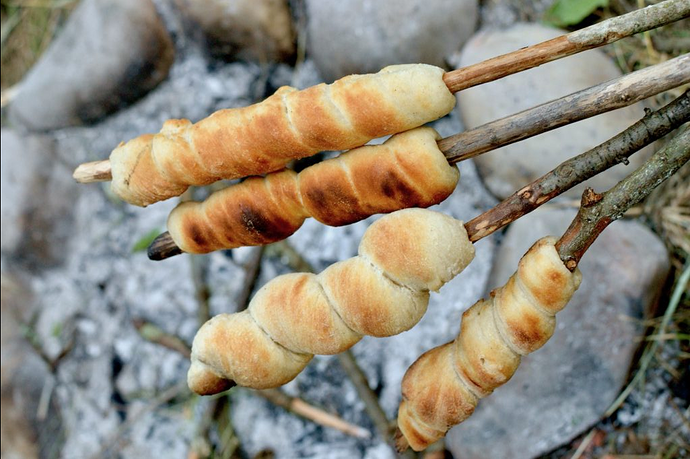 Borje's bread on a stick