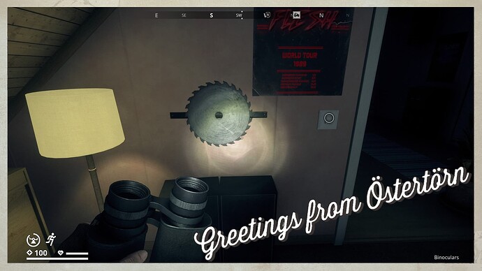 Big saw blade as a room ornament