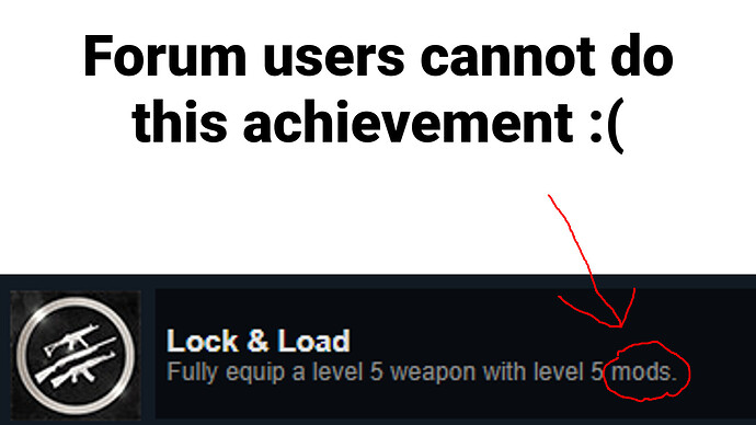 forum users cant do this achievement