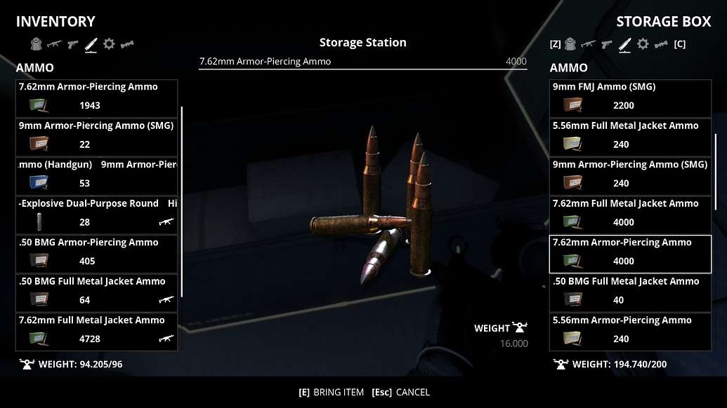 The Ammo Overload Crisis My Solution Feedback/Feature Requests