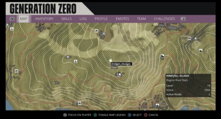 generation zero hunters cabin location map