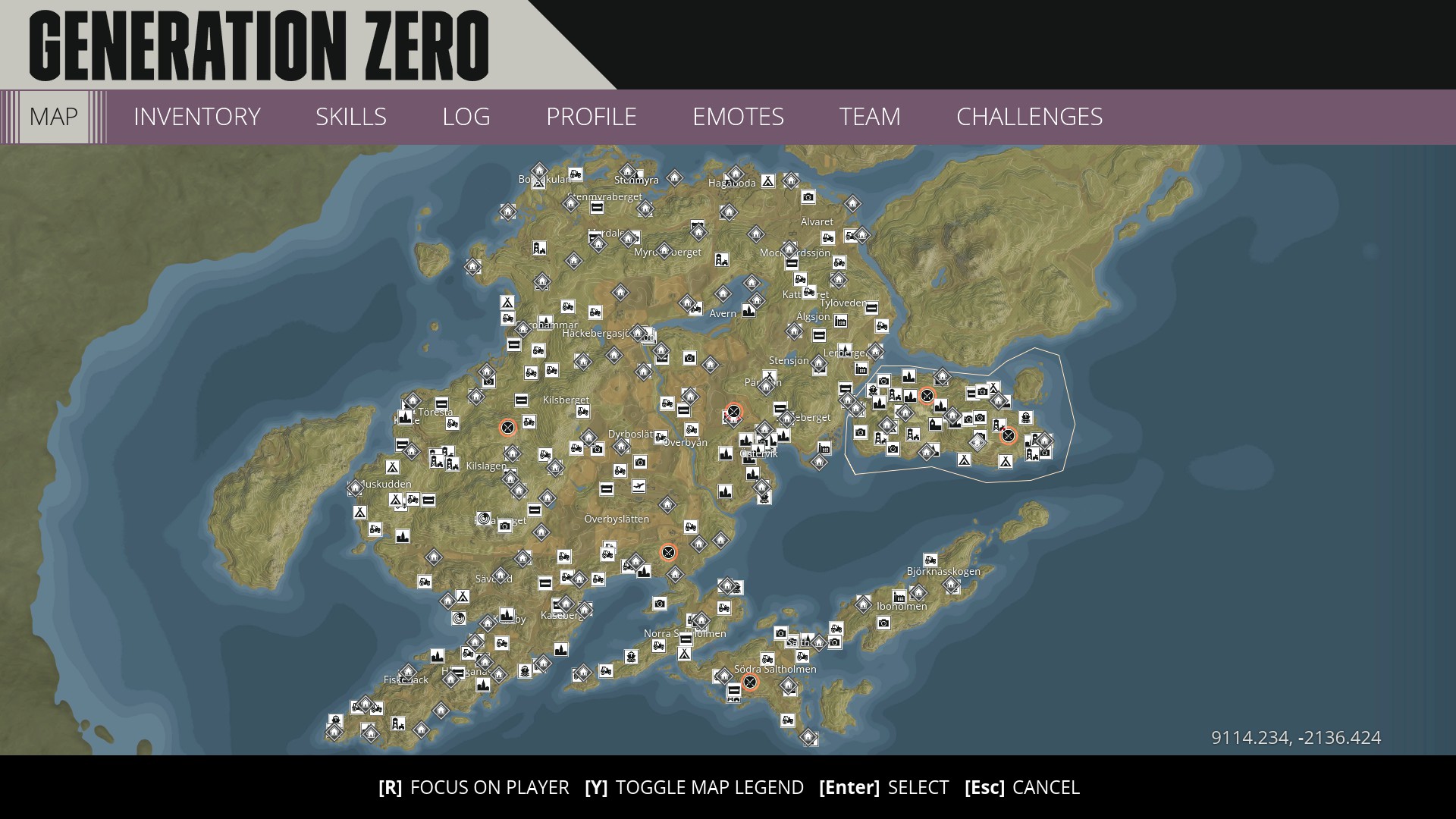generation zero map