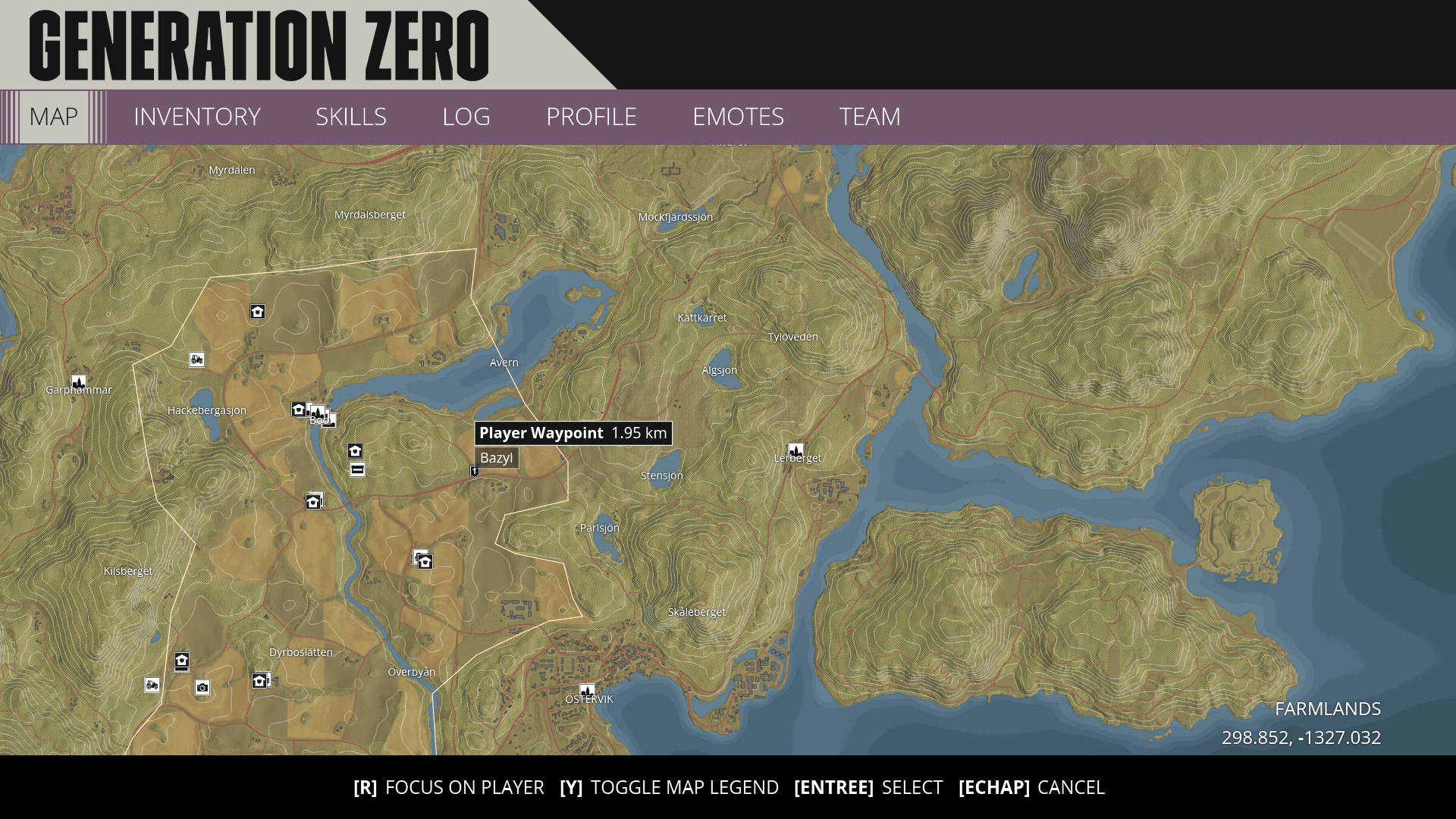 generation zero map locations