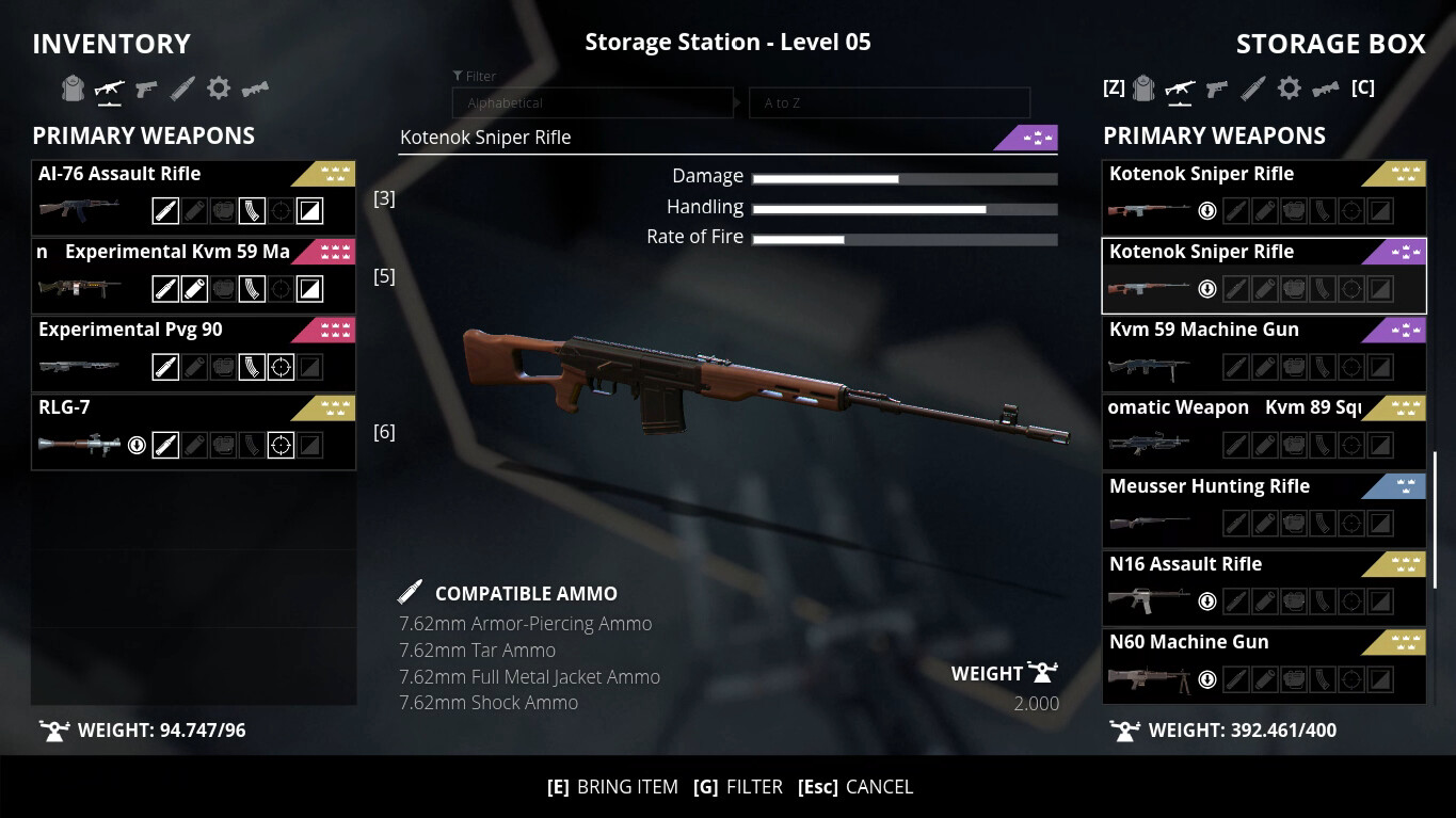 Incorrect Weapon Stats - Support and Bug Reports - Generation Zero Forum