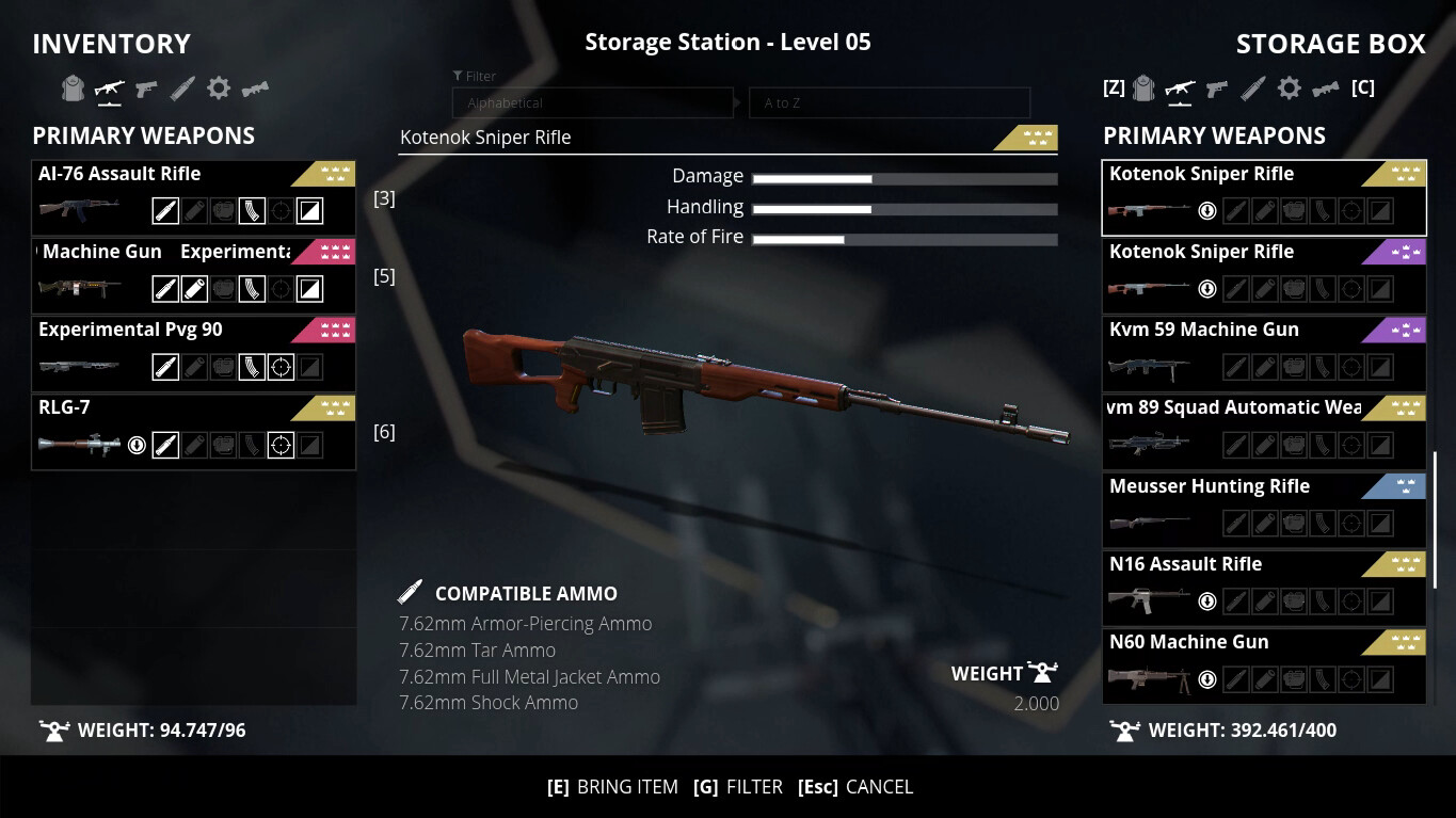 Incorrect Weapon Stats - Support and Bug Reports - Generation Zero Forum